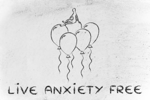 Live Anxiety Free Balloons illustration